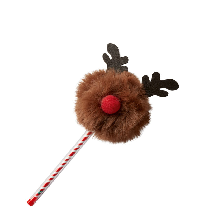 Reindeer Pom Pom Pen