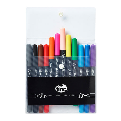 Tinc Dual Tip Brush Marker Pens Set | Brush Pens