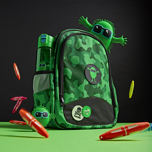 Tinc Kids Back to School Backpack - Green | Children's School Bag