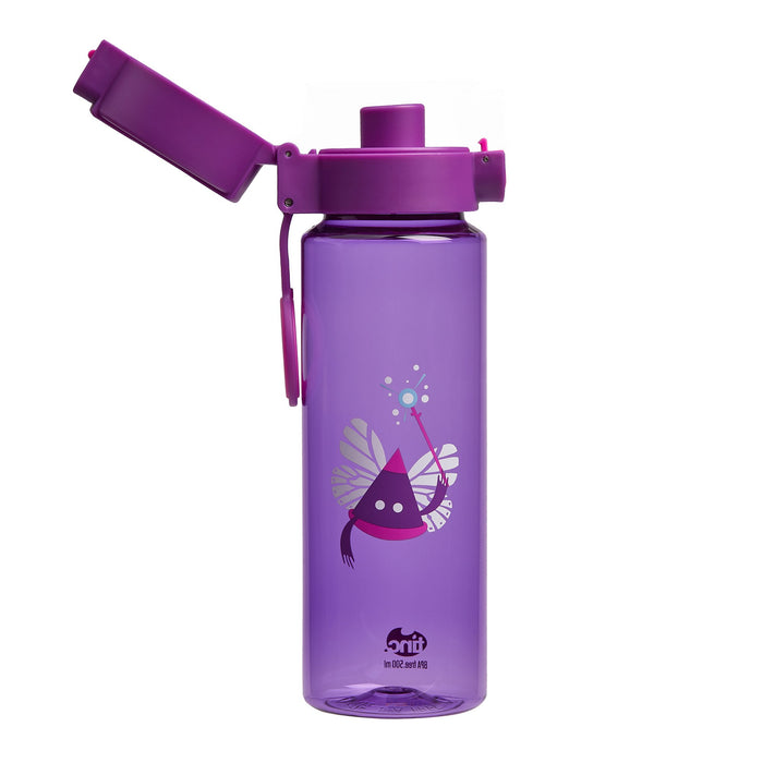 Purple Flip and Clip Water Bottle