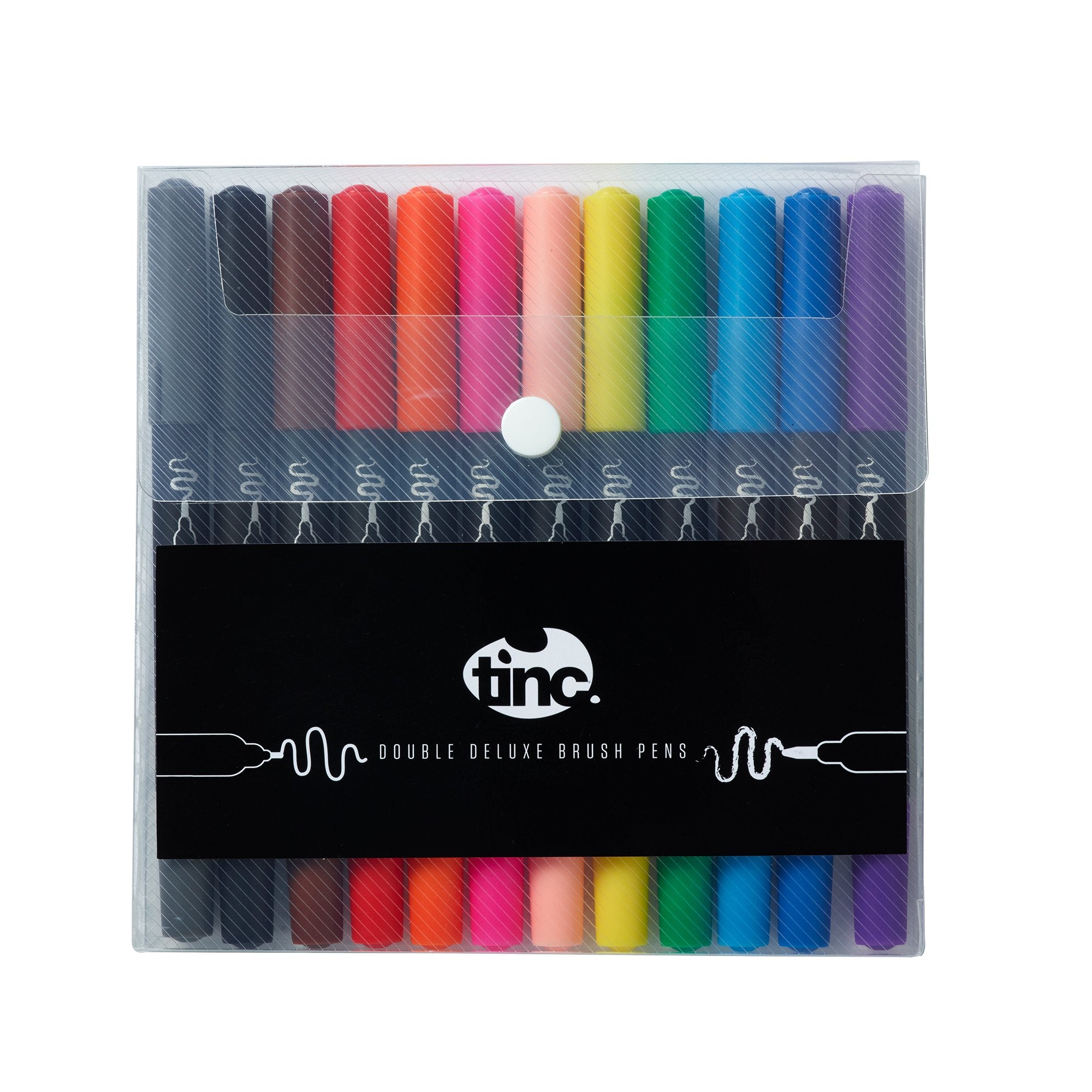 Tinc Dual Tip Brush Marker Pens Set | Brush Pens