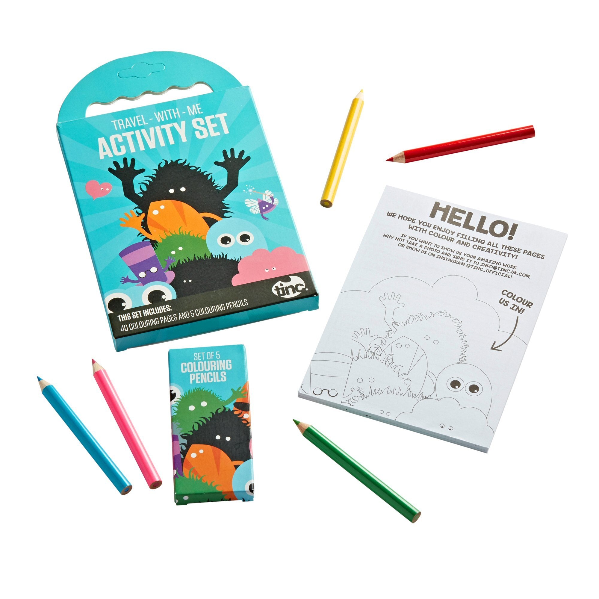 A5 Travel With Me Activity Set