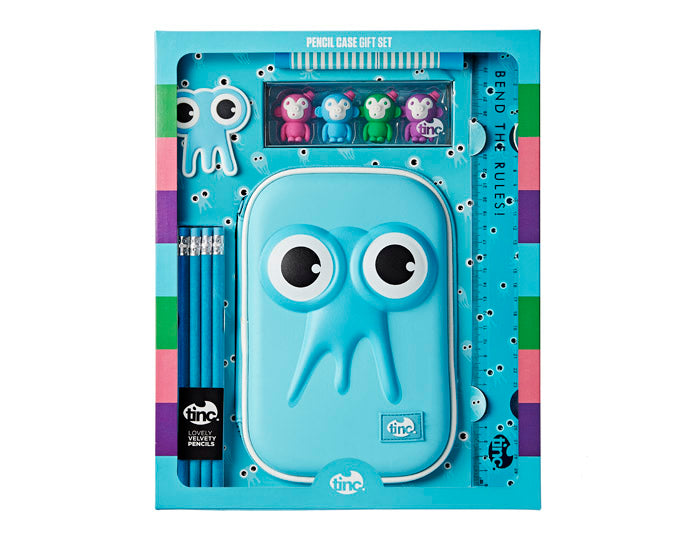 Blue Pencil Case Gift Set