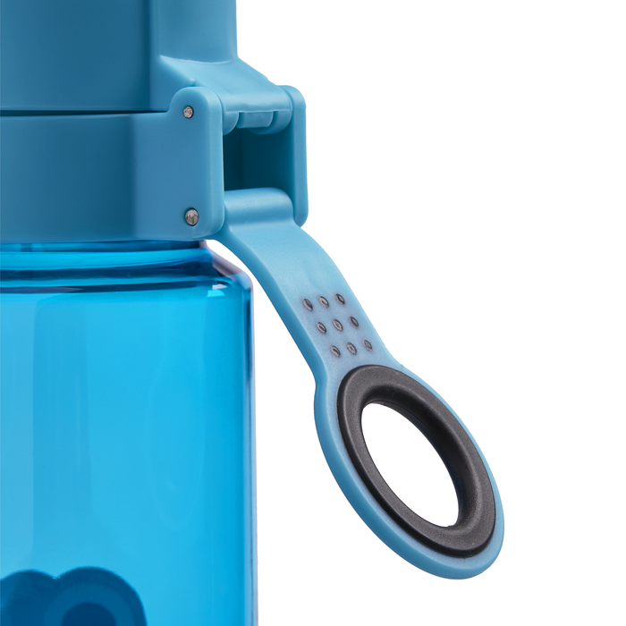 Blue Flip and Clip Water Bottle