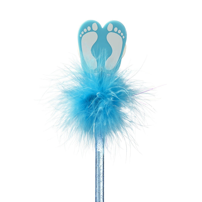 Flip Flop Feather Pen - Blue