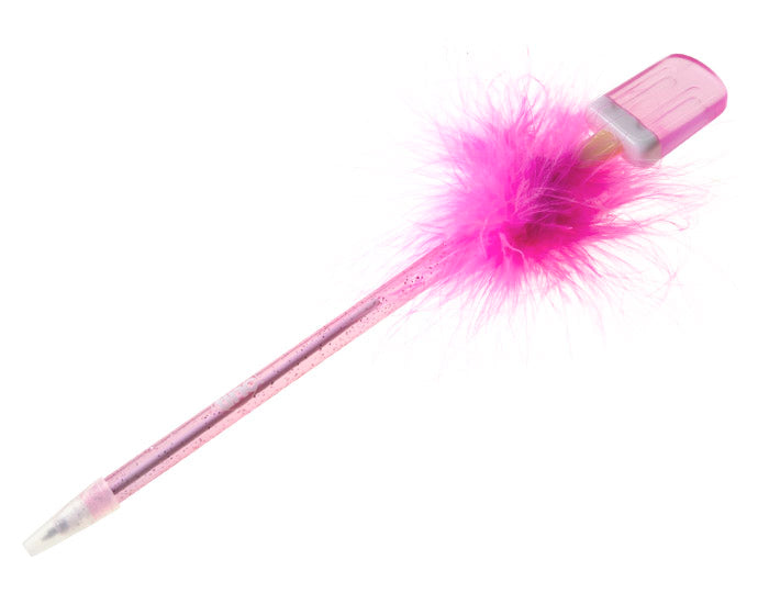 Ice Lolly Feather Pen - Pink
