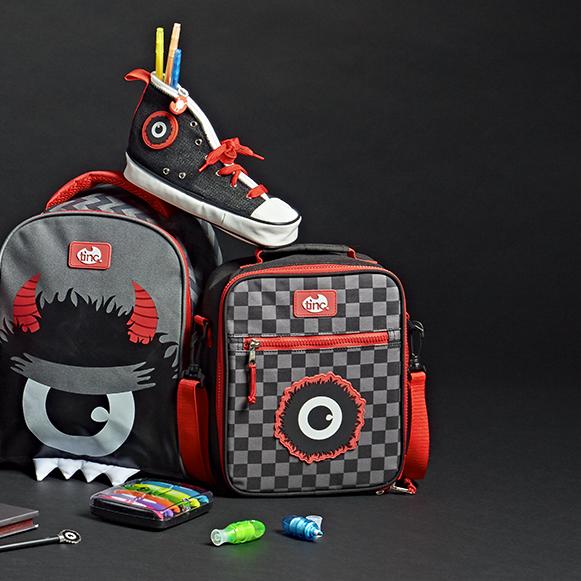 Lunch Bags for School - Black | Kids Lunch Boxes at Tinc