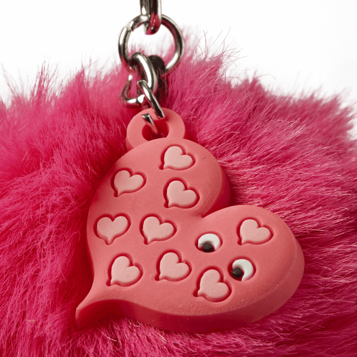 Mini pom hot sale pom keyring