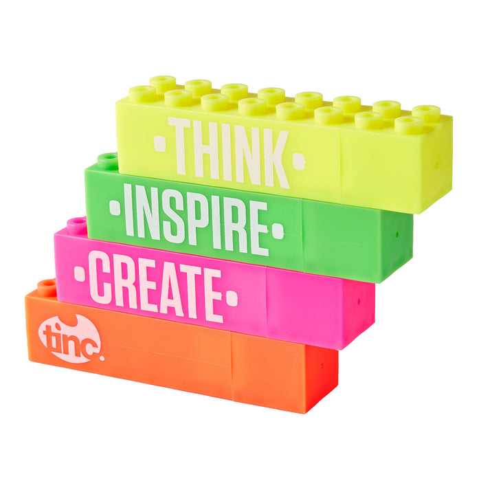 Building Block Highlighters - Pack of 4
