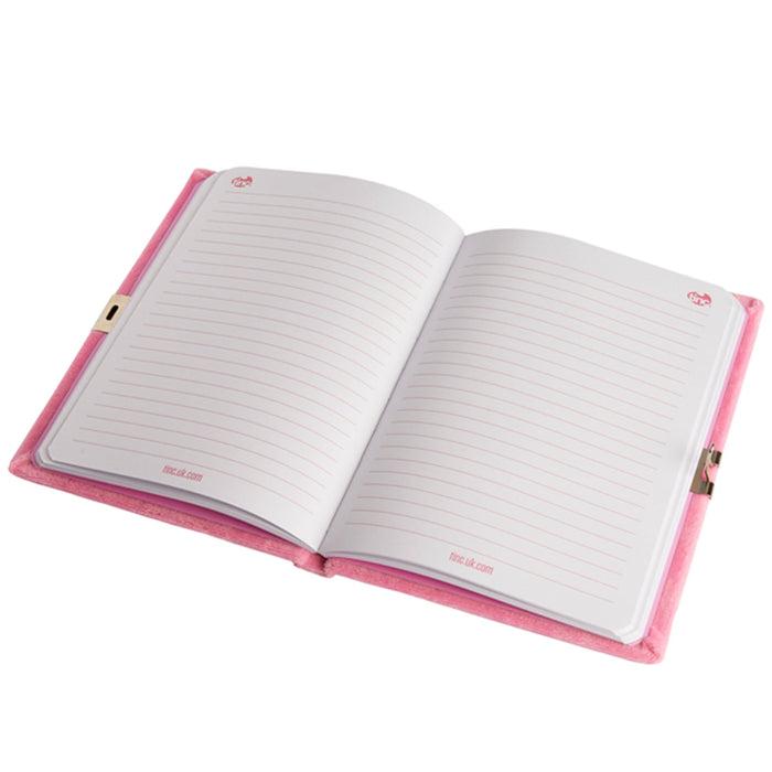 A5 Pink Snuggly Lockable Journal