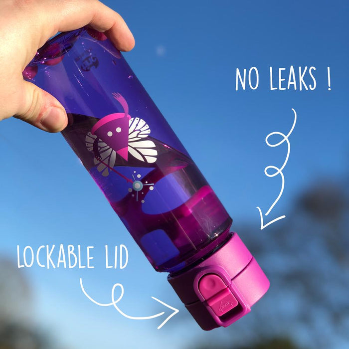 Purple Flip and Clip Water Bottle - Tinc